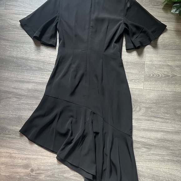 KEEPSAKE the Label No Love Black Knotted Midi Dress in Black Size M - Picture 11 of 16